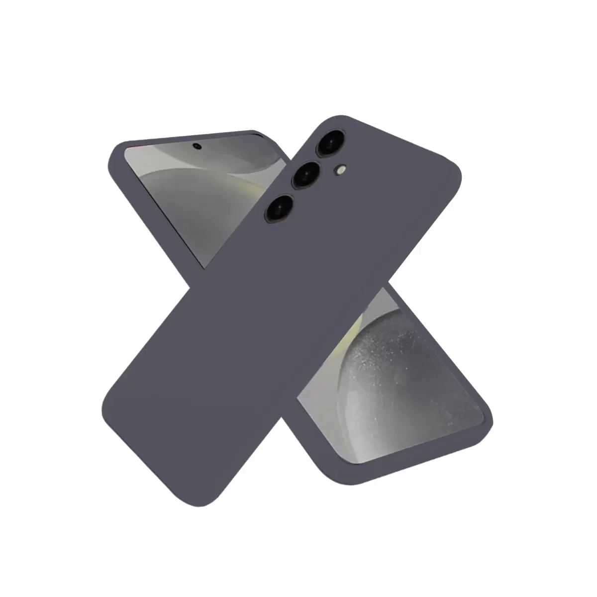 Newface Samsung Galaxy A36 Kılıf First Silikon - Gri