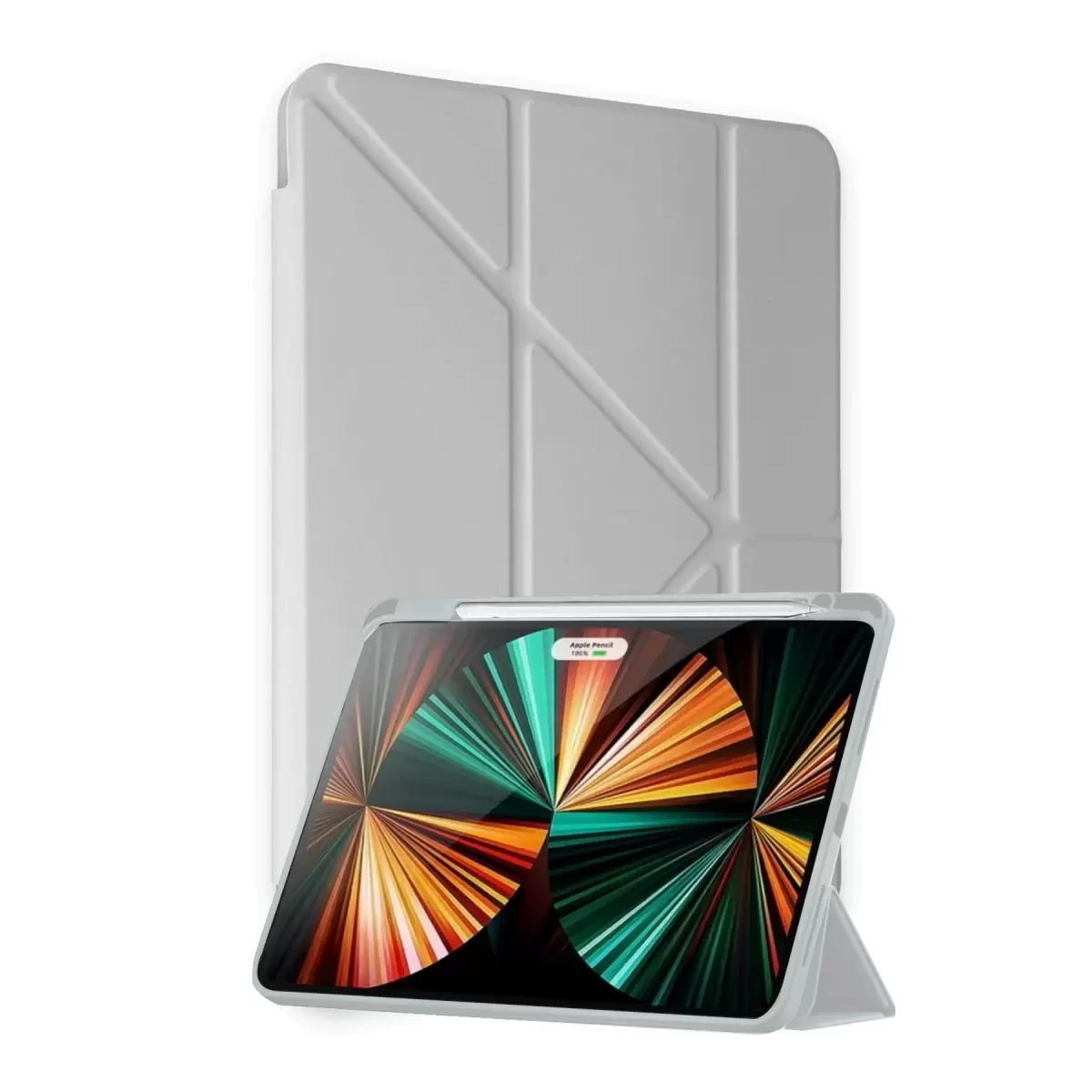 Newface Xiaomi Redmi Pad Pro 12.1 Kılıf Kalemlikli Mars Tablet Kılıfı - Gri