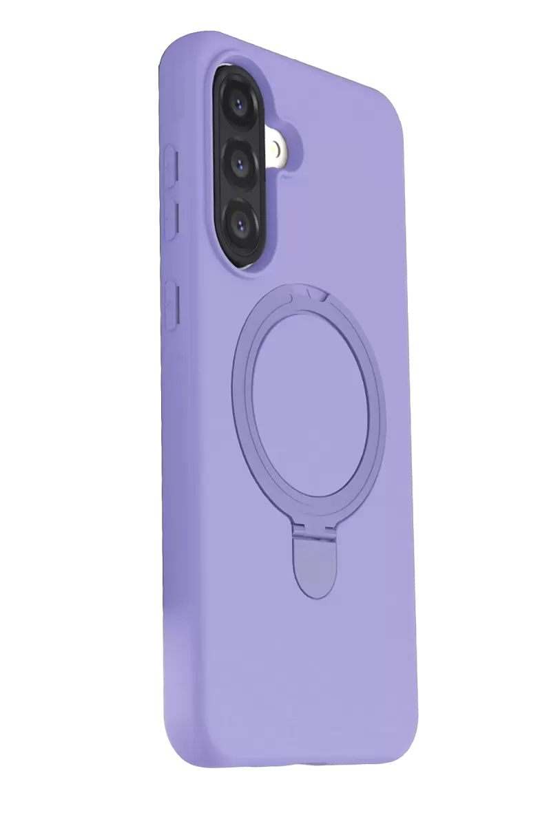 Newface Samsung Galaxy A37 5G Regal Magsafe Standlı Kapak - Lila