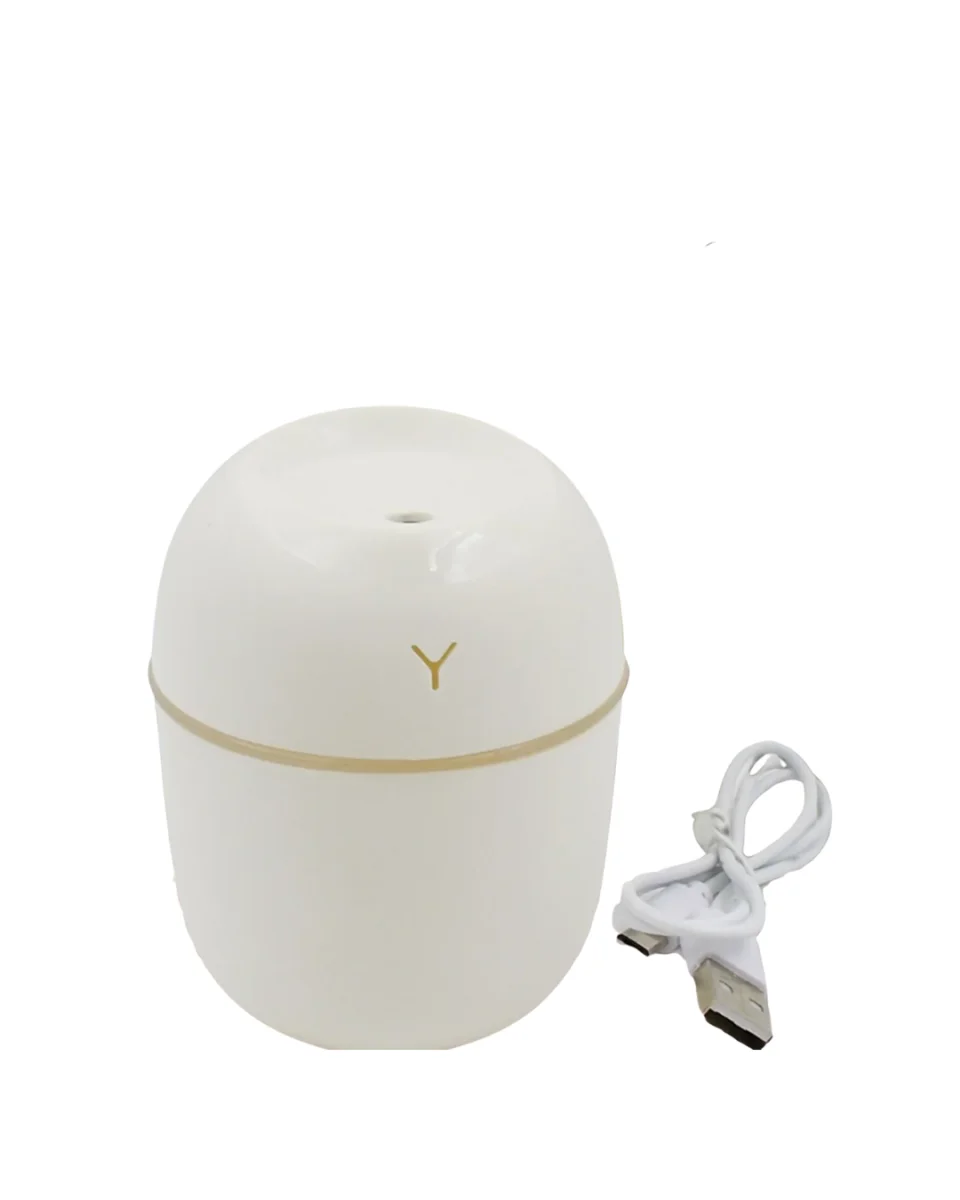 Araç ve Ofis İçin Mini Nemlendirici 5 Esans Hediyeli USB LED Işıklı Buhar Makinesi
