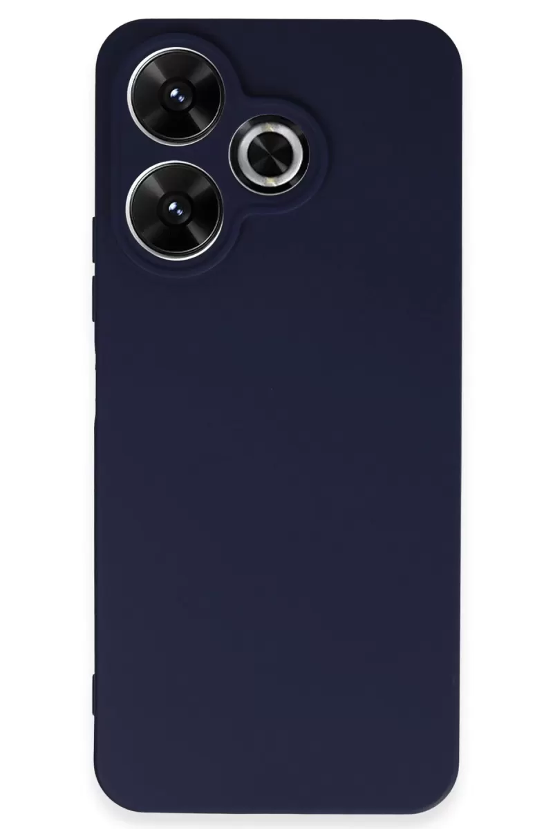 Newface Xiaomi Redmi 13 4G Kılıf First Silikon - Lacivert