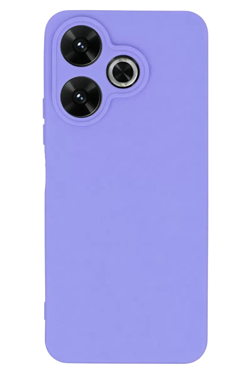 Newface Xiaomi Redmi 13 4G Kılıf First Silikon - Lila