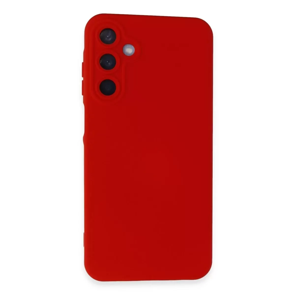 Newface Samsung Galaxy A35 5G Kılıf Nano içi Kadife Silikon - Kırmızı