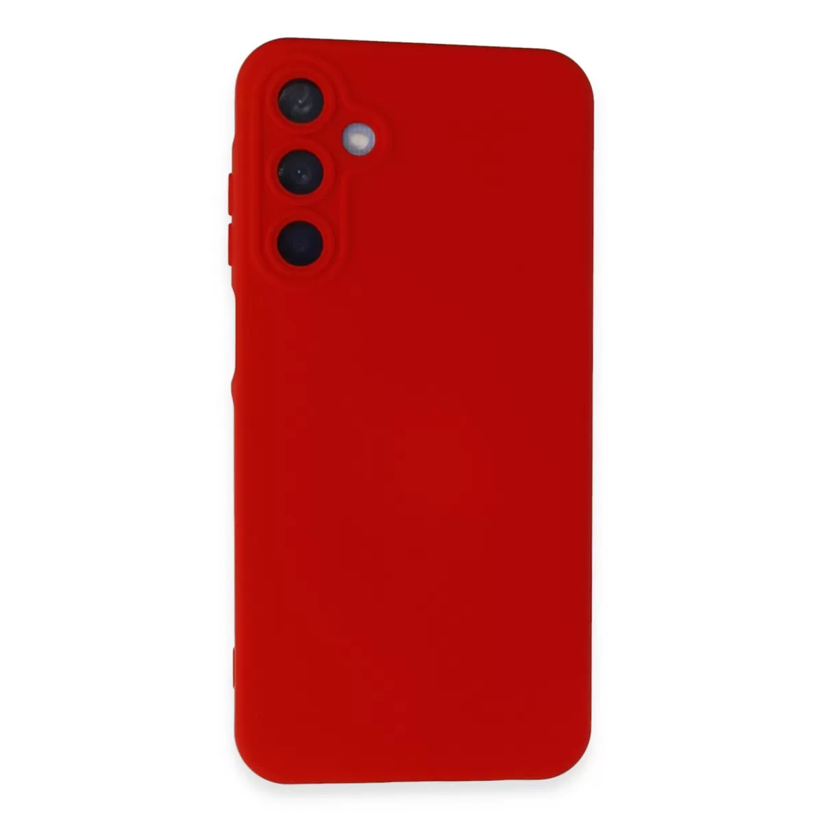 Newface Samsung Galaxy A35 5G Kılıf Nano içi Kadife Silikon - Kırmızı