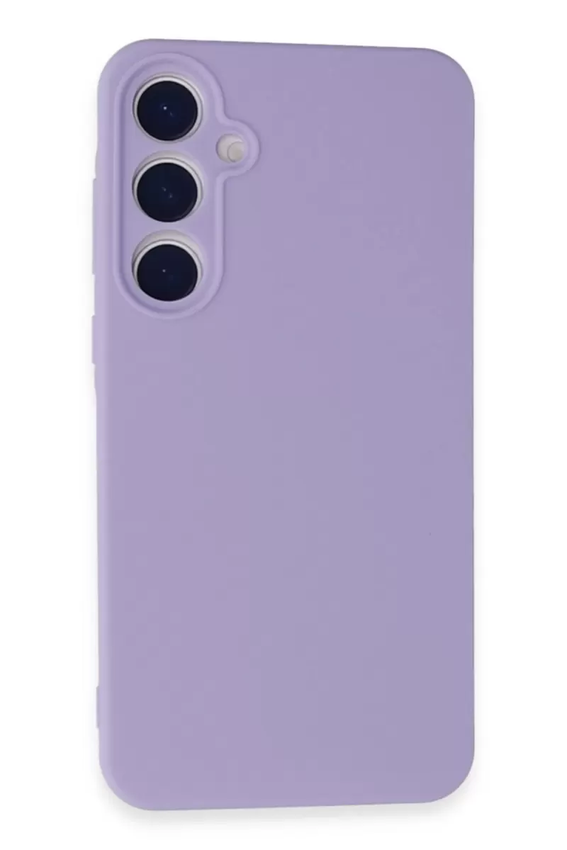 Newface Samsung Galaxy A35 5G Kılıf Nano içi Kadife Silikon - Lila