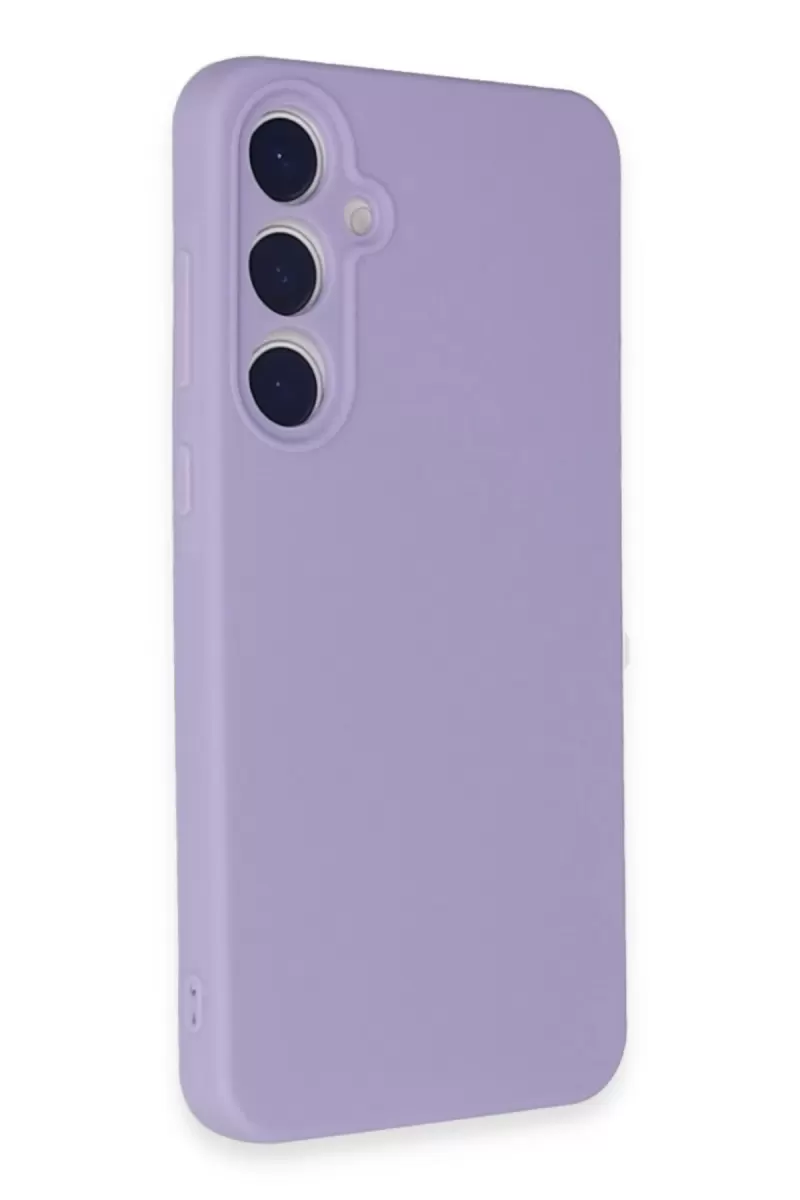 Newface Samsung Galaxy A35 5G Kılıf Nano içi Kadife Silikon - Lila