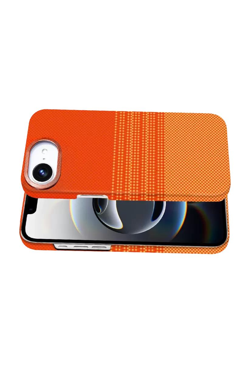 Newface Apple iPhone 16E Vega Magsafe Kapak - Turuncu