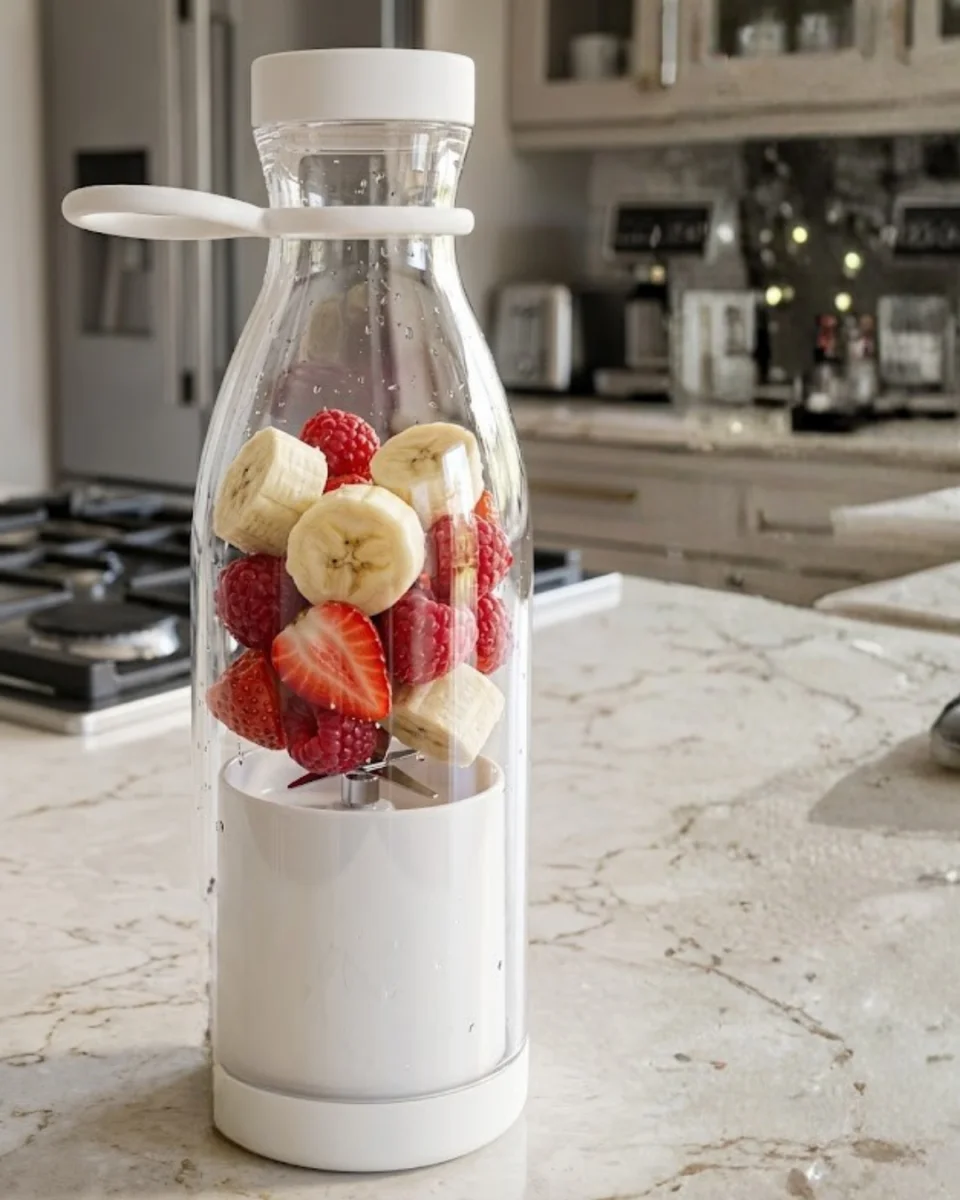 Mini Smoothie Blender USB Şarjlı 380 ml Taşınabilir ve Hafif Tasarım