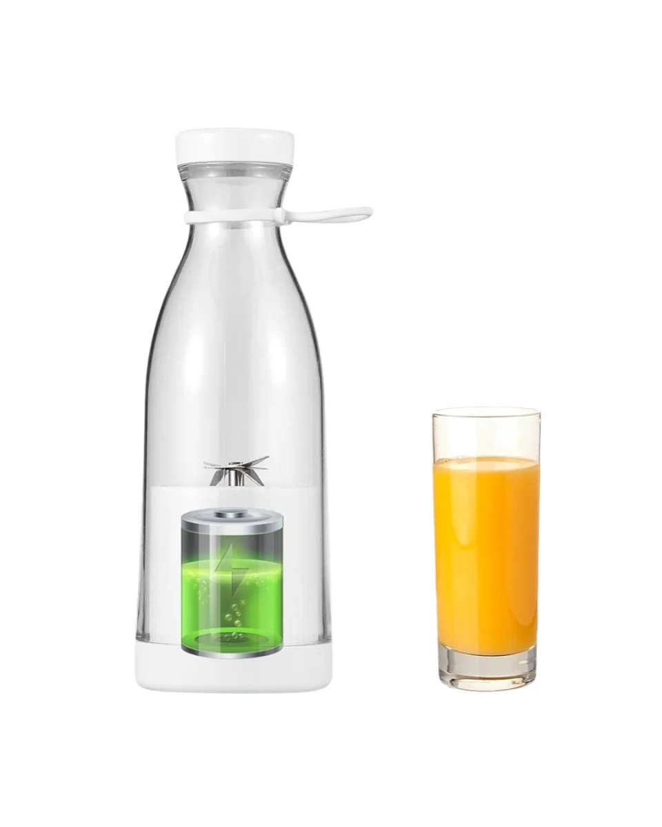 Kablosuz Taşınabilir Blender 380 ml Smoothie Milkshake Meyve Karıştırıcı