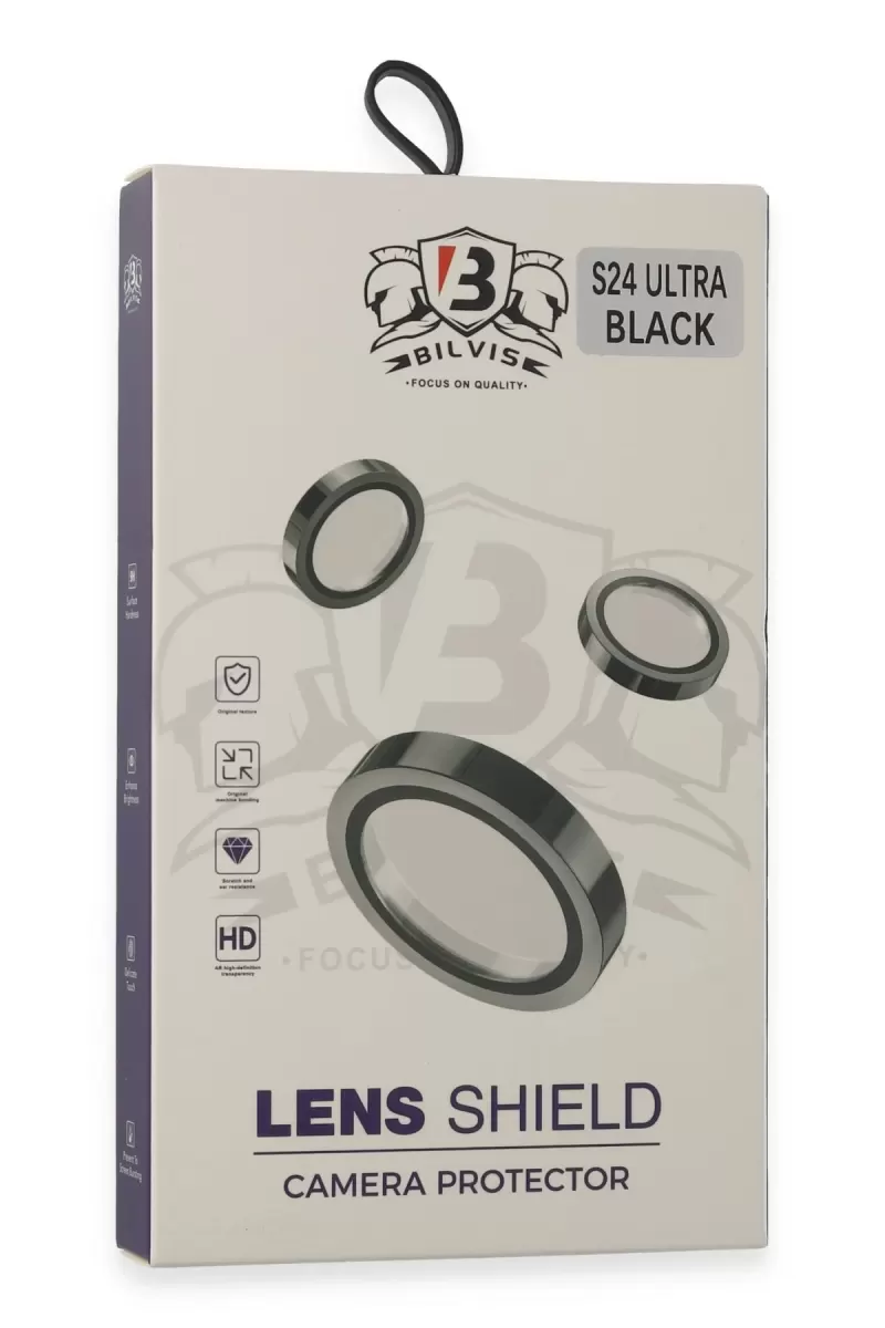 Newface Samsung Galaxy S24 Ultra Bilvis Titan Kamera Lens - Siyah