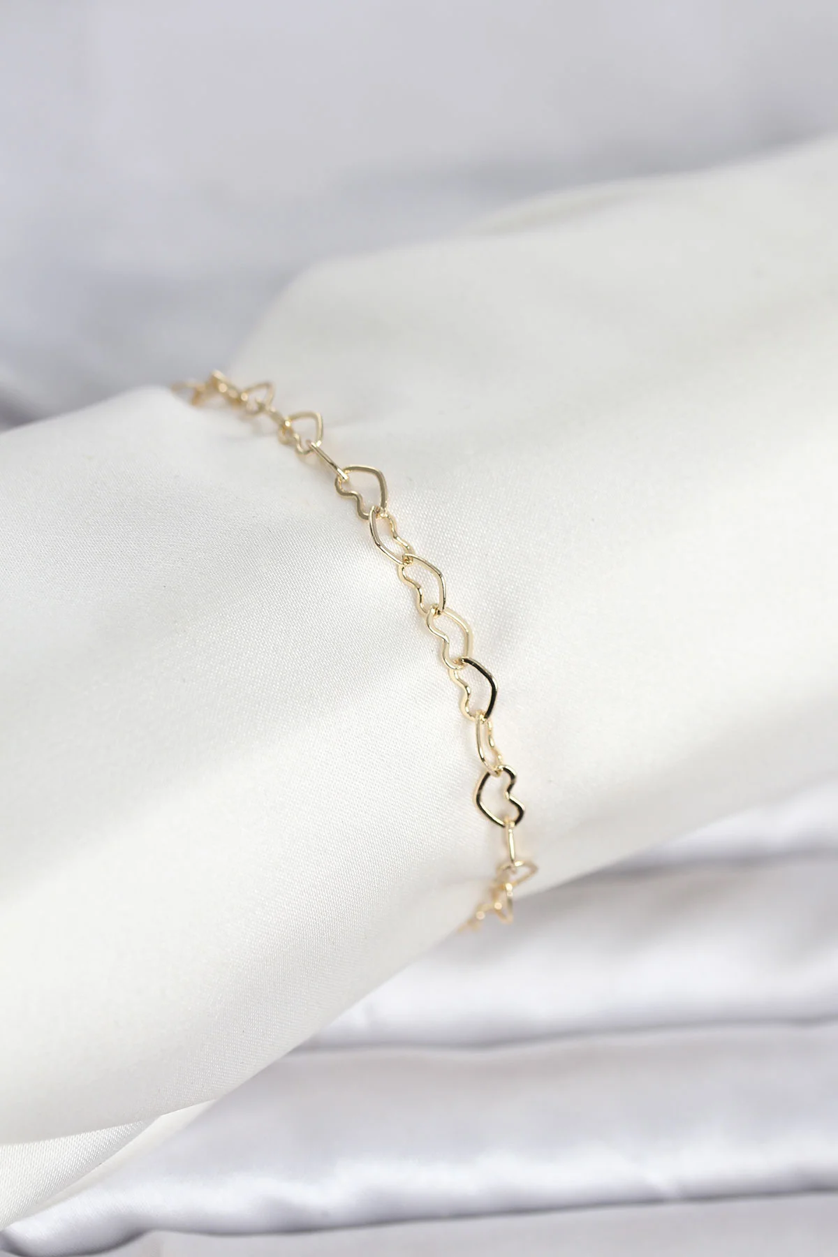 CM 14K Gold Renk Kalpli Zincir Model Kadın Bileklik