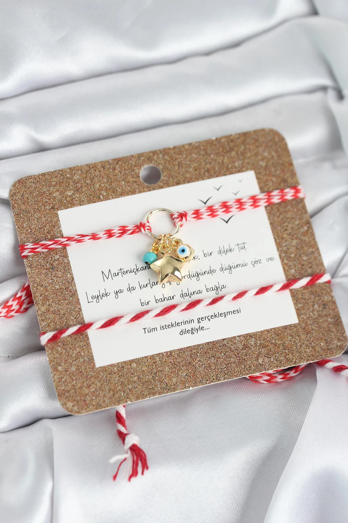 Marteniçka Bileklik 2'li Nazar ve Yıldız Model