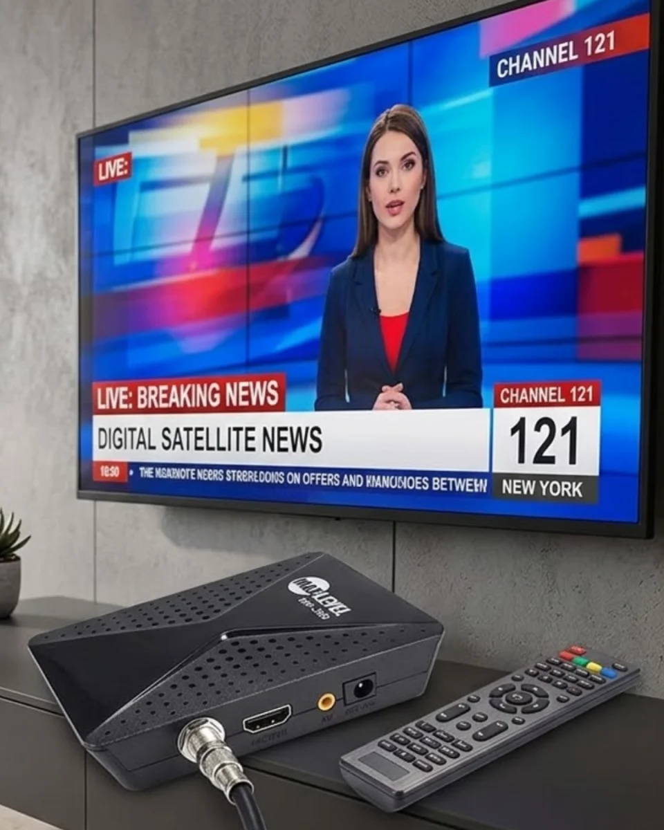 HD Uydu Alıcısı Full HD Görüntü HDMI USB WiFi Destekli