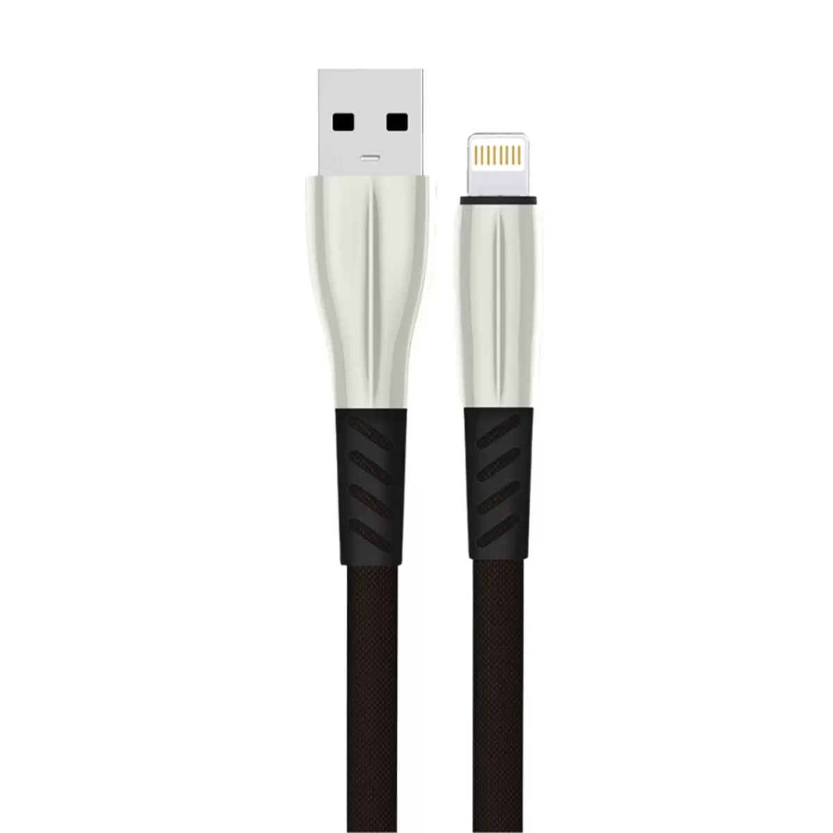 Konfulon S89 Metal Uçlu Lightning Kablo iphone Uyumlu 1M 2.4A - Siyah