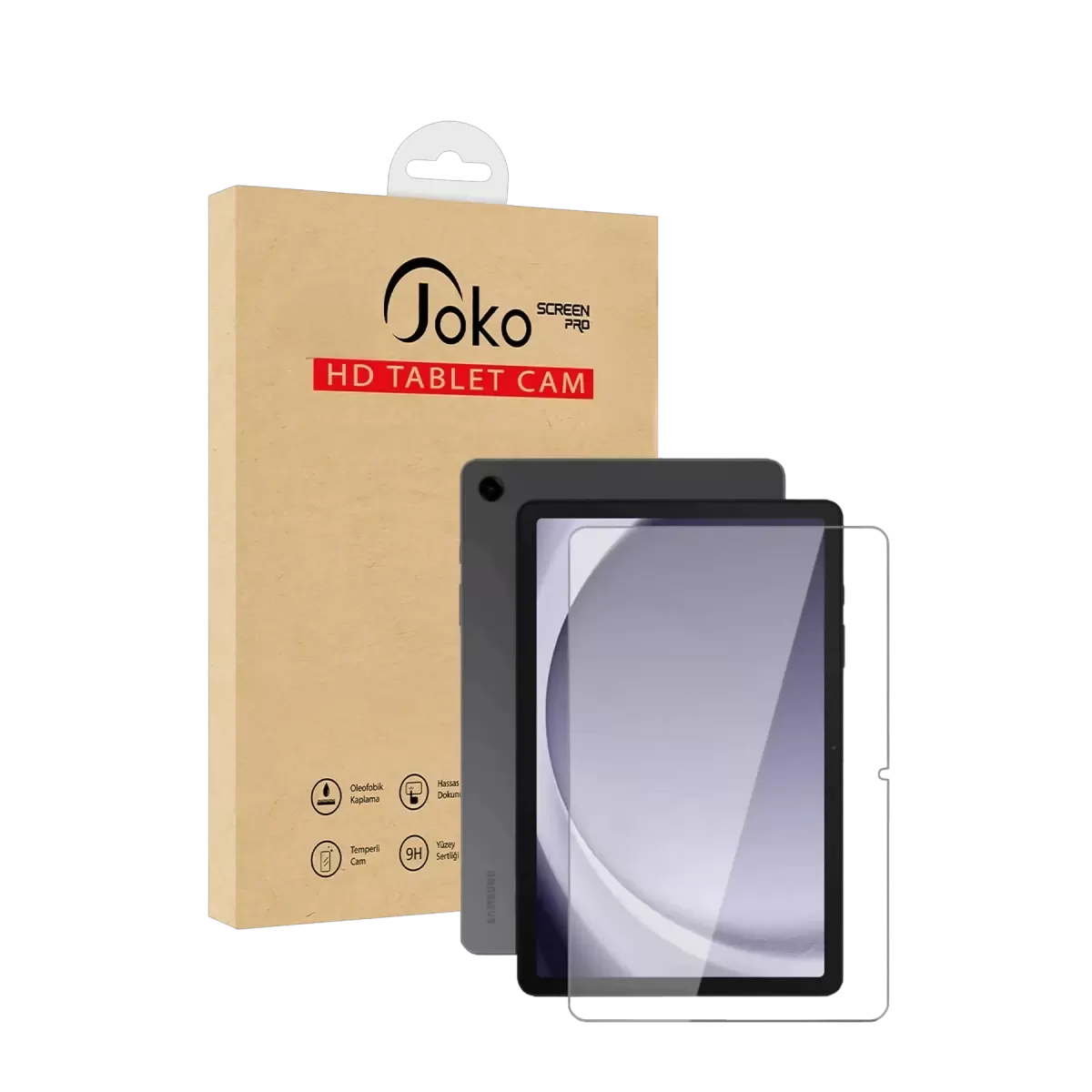 Joko Samsung Galaxy Tab A9 Plus HD Tablet Cam Ekran Koruyucu - Şeffaf