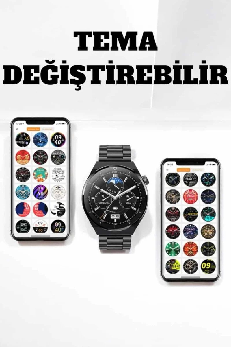 Akıllı Saat Uyku Ve Sağlık Takibi Bildirim Görme Arama Cevaplama