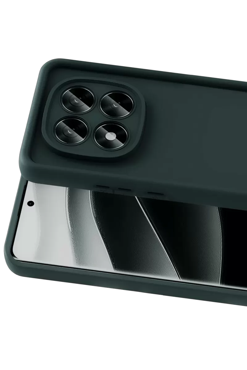 Newface Xiaomi Redmi Note 15 Pro 4G Viera Silikon - Koyu Yeşil