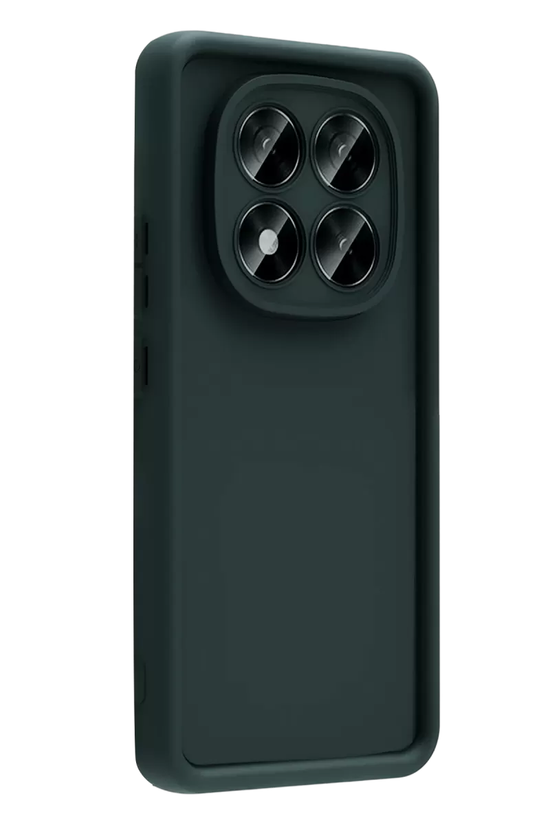 Newface Xiaomi Redmi Note 15 4G Viera Silikon - Koyu Yeşil