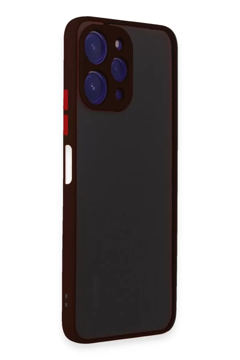 Newface Xiaomi Redmi 12 Kılıf Montreal Silikon Kapak - Siyah