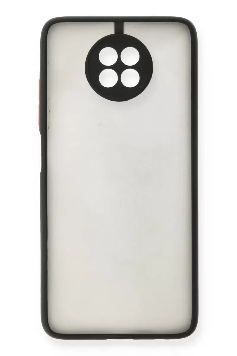Newface Xiaomi Redmi Note 9 5G Kılıf Montreal Silikon Kapak - Siyah