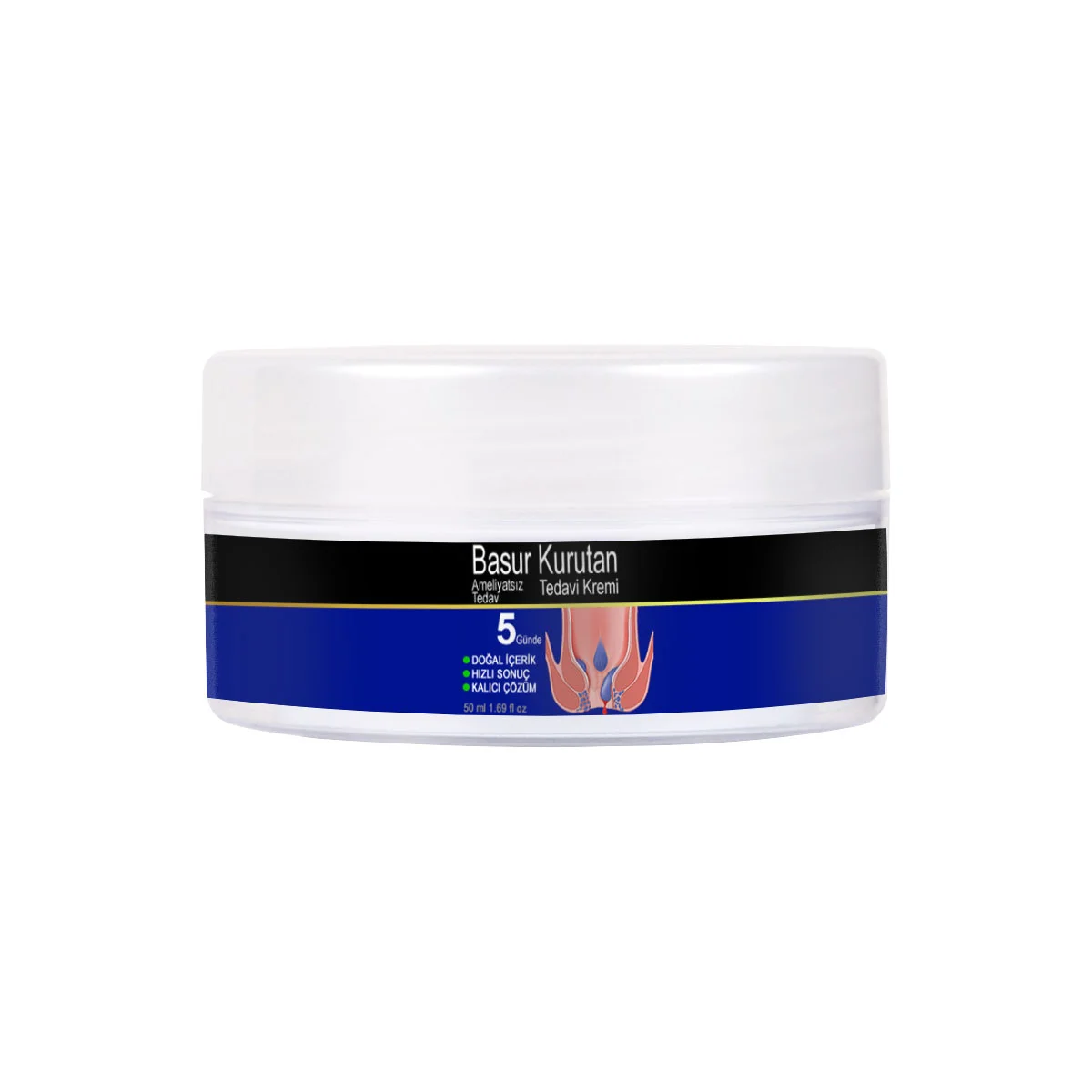 BasurKurutan Kremi 2 Adet Aslanpençesi Kestane Hellebore Çiçek Esktarları (50 ml) Tüp&Kavanoz Set