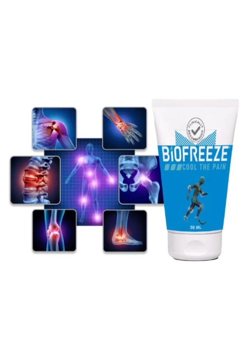 Biofreeze  Masaj Kremi 50 ml x 1 ad+Masaj Yağı ile