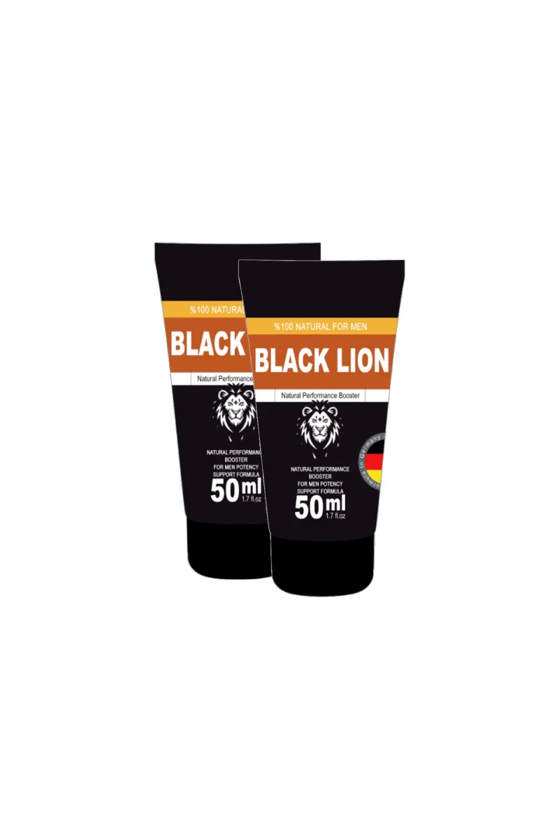 Black Lion 2 Adet 50 ml Men Booster Krem Erkeklere Özel Anlar İçin Hareketlendirici Krem