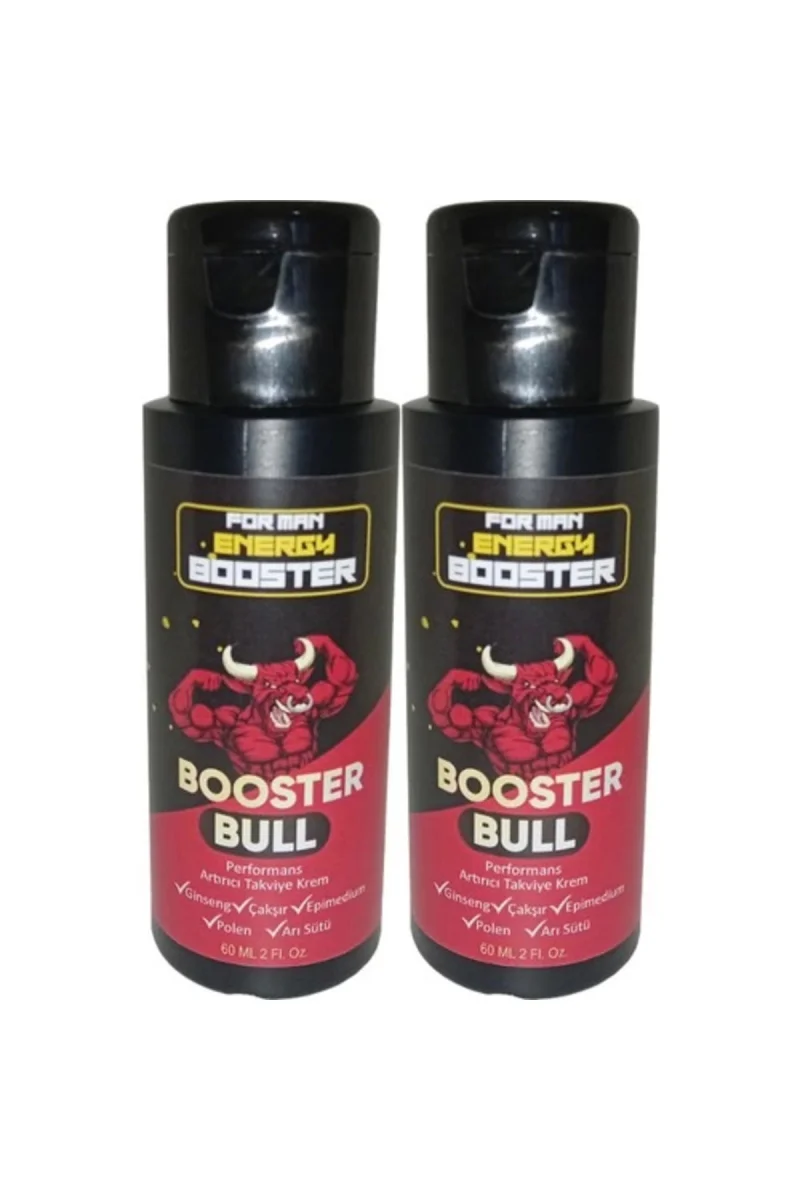 Booster Bull 2 Tane Erkeklere Özel Kremi 60 ml - 2 Adet 60 ml