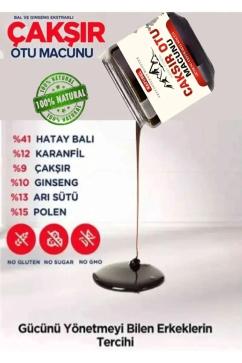 Çakşır Otu Macunu Erkeklere Özel Macun 240 Gr X 3 ADET