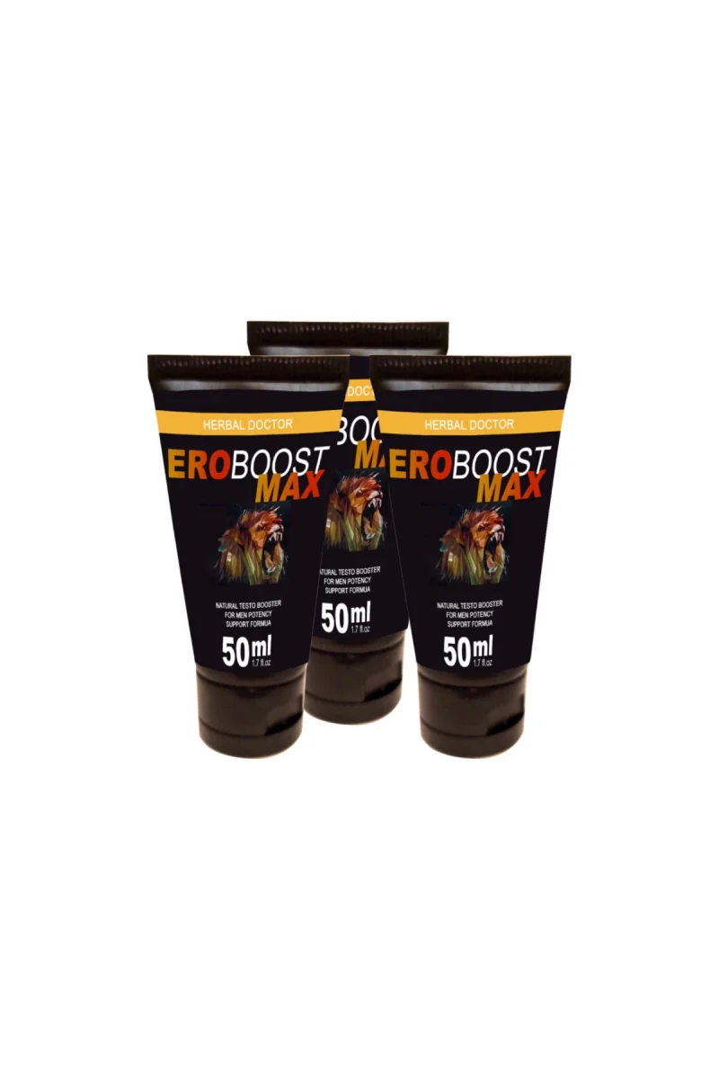 EroBoost MaxTesto 3 Tane 50 ml Cream Boyut Harici Uygulama Kremi