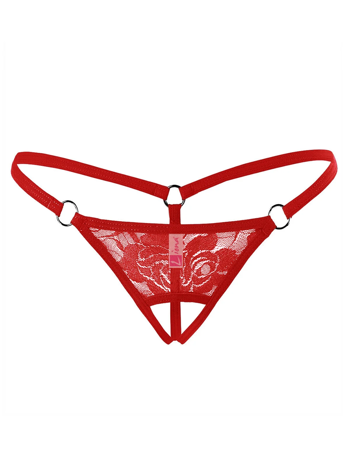 Fantezi İç Giyim Ağı Açık Dantelli Fantazi G String