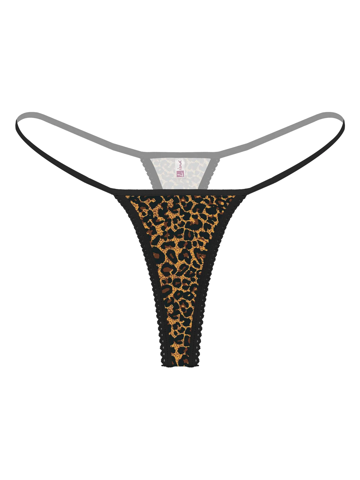 Leopar Desenli Kadın Fantezi String