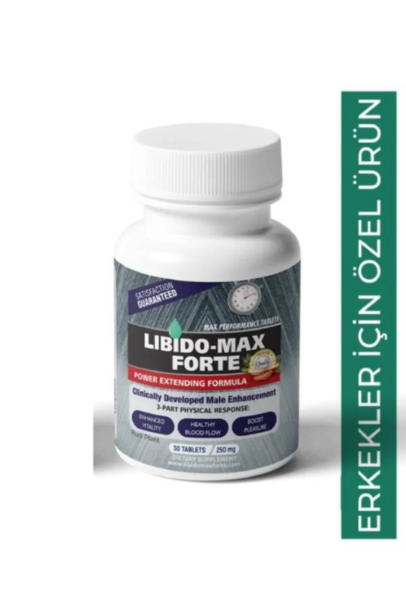 Libido Max Forte Erkeklere Özel Bölge Destekleyici 30'lu x 2 adet+ Lustra Masaj Yağı