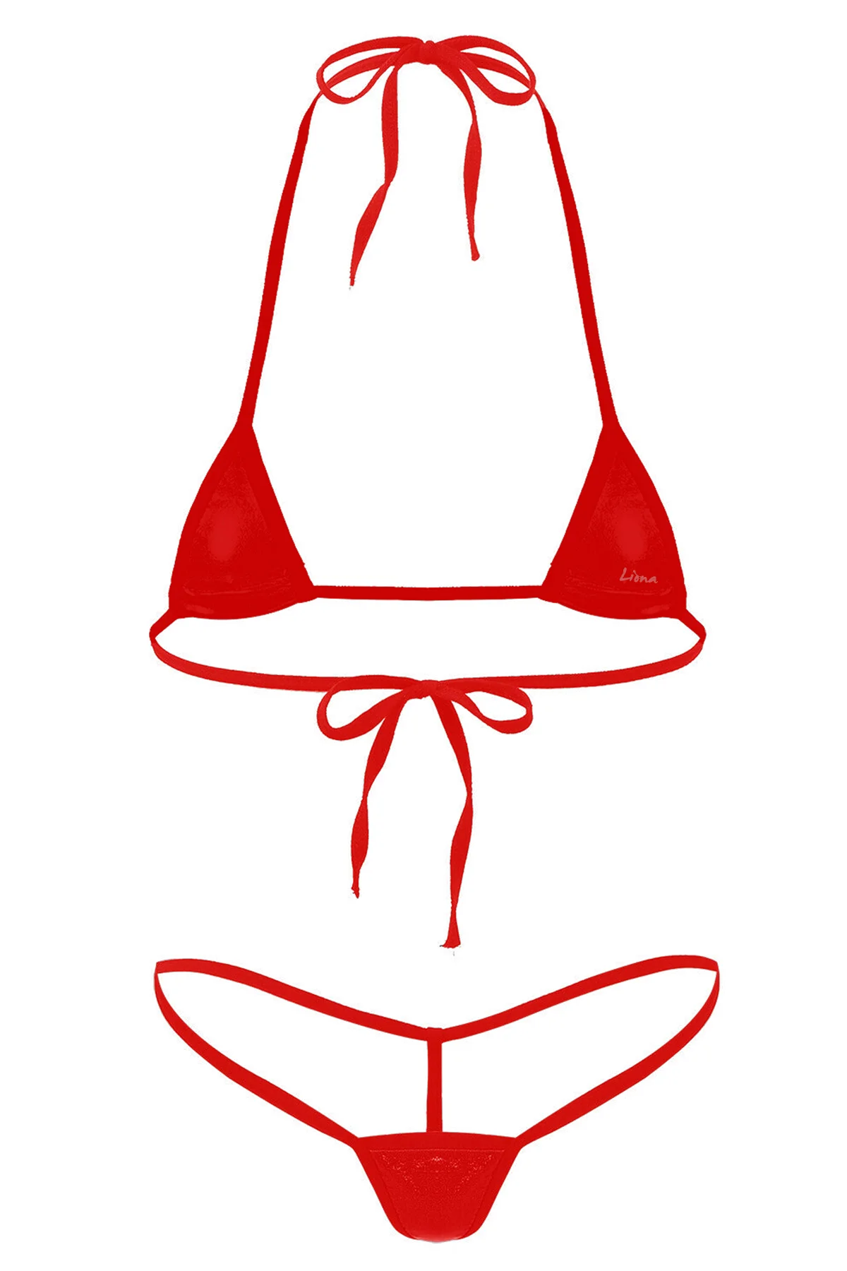 Büyük Beden Fantezi Giyim Kırmızı Sütyen Külot Takımı