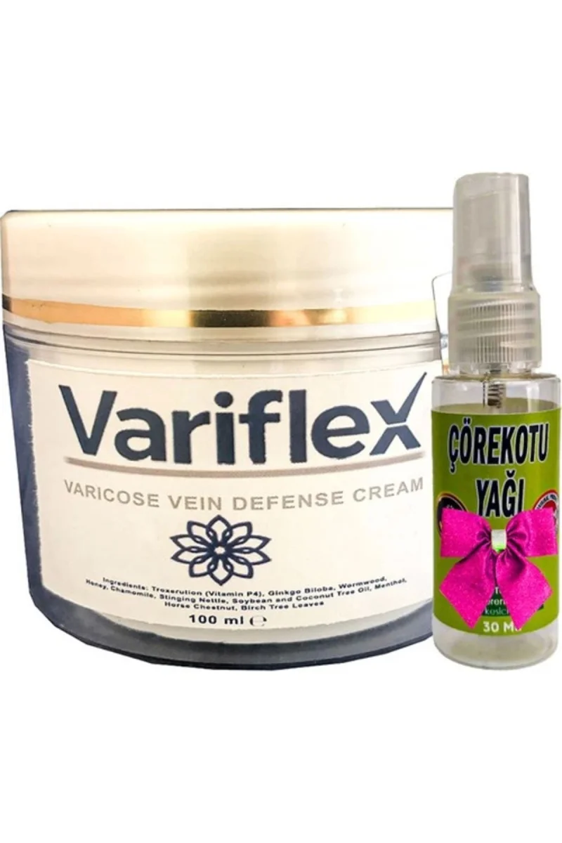 Variflex Krem Bacak Bakımı 100 ml Waris Kremi+ Hediye 30 ml Çörek Otu  Yağı