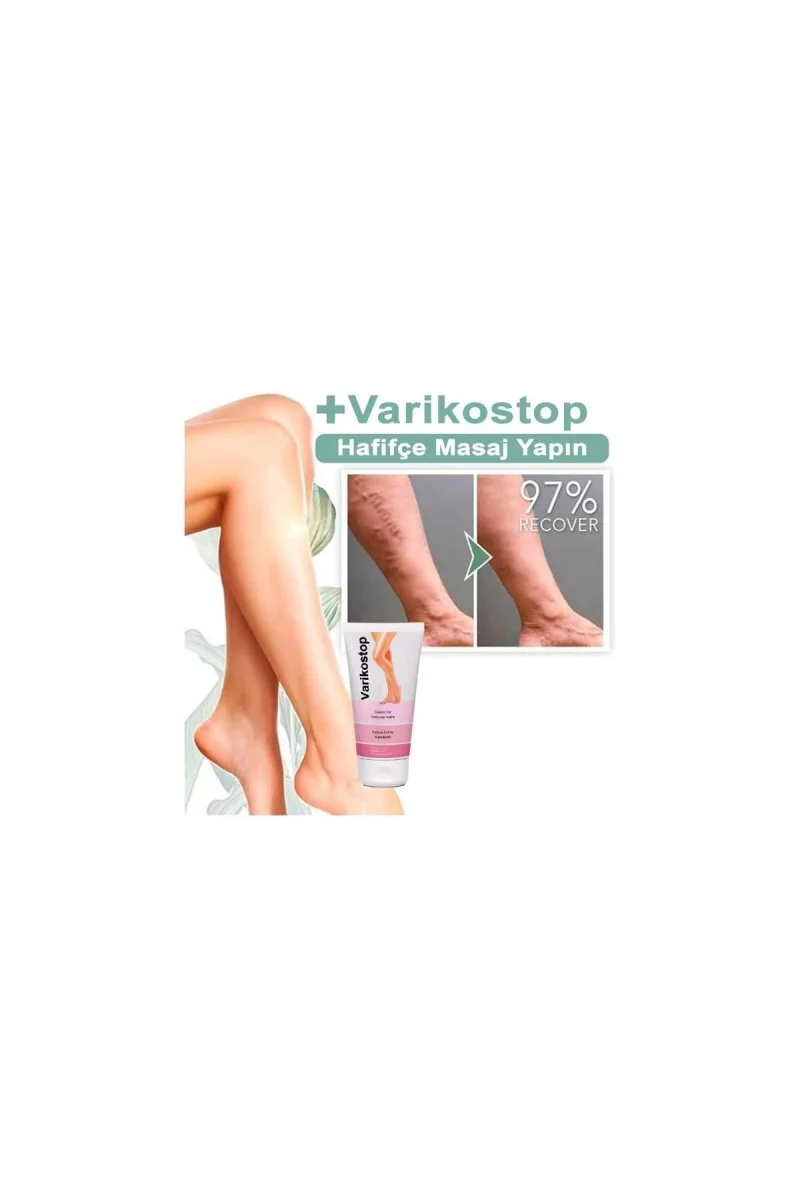 Varikostop Var.isli Damarlarıma Effektif Masaj ve Bakım Kremi 50 ml x 2 adet