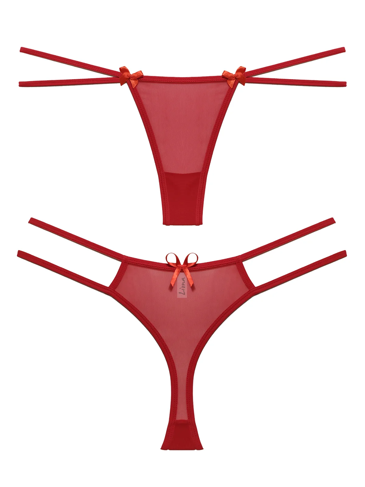 Kadın Fantezi Külot Kırmızı Renk