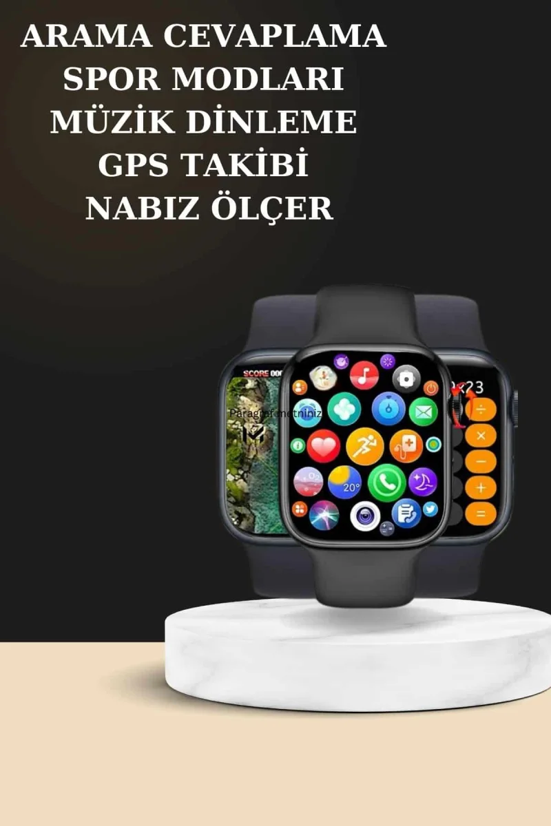 2025 Model Kablosuz Kulaklık ve Yeni Nesil Akıllı Saat Metal Kayış Plastik Kayış