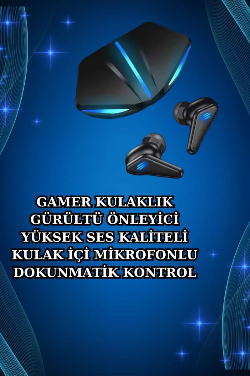 Gamer Kulaklık ve Çok Kordonlu Akıllı Saat Gürültü Önleyici GPS Desteği