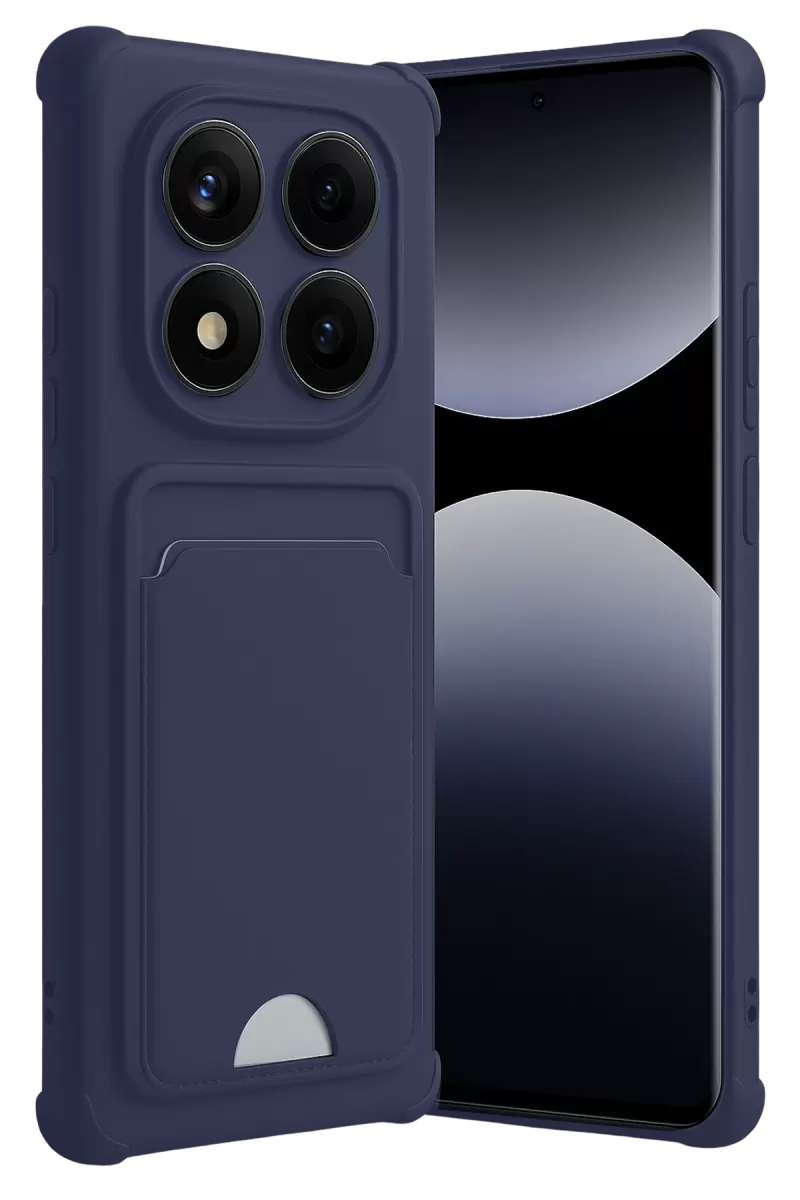 Newface Xiaomi Redmi Note 14 Pro 5G Kelvin Kartvizitli Silikon - Lacivert