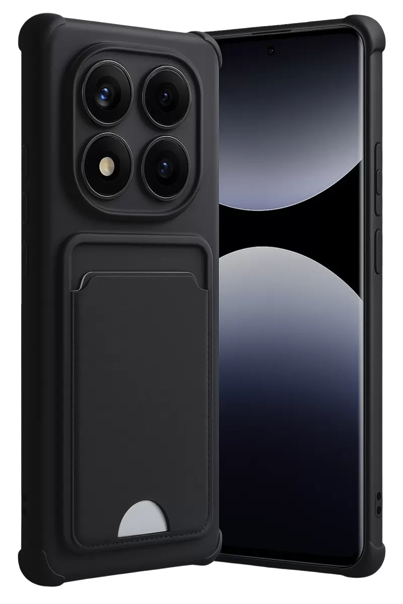 Newface Xiaomi Redmi Note 14 Pro 5G Kelvin Kartvizitli Silikon - Siyah