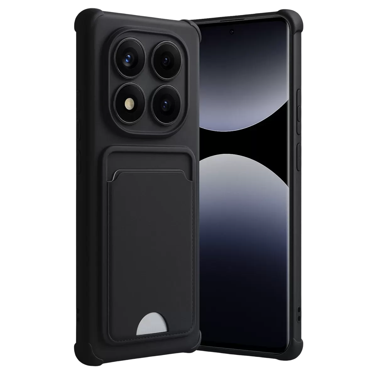 Newface Xiaomi Redmi Note 14 Pro 5G Kelvin Kartvizitli Silikon - Siyah