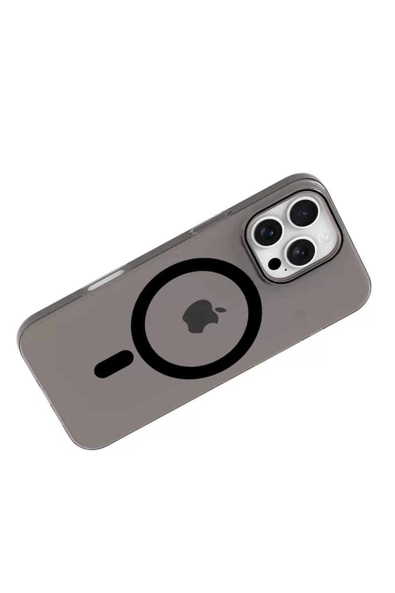 Joko Apple iPhone 16 Pro PC Blank Magsafe Kapak - Siyah