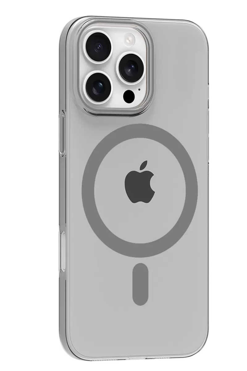 Joko Apple iPhone 16 Pro PC Blank Magsafe Kapak - Natural Grey