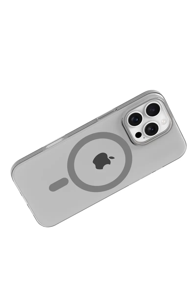 Joko Apple iPhone 16 Pro PC Blank Magsafe Kapak - Natural Grey