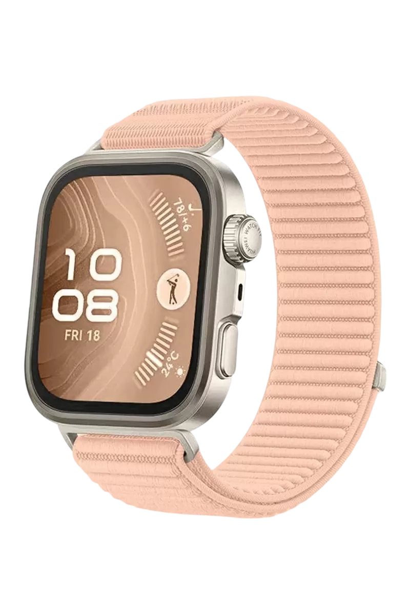 Newface Huawei Fit 4 Braid Kordon - Pudra