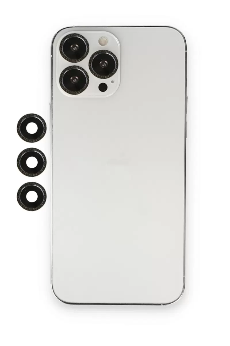 Newface Apple iPhone 12 Pro Shine Kamera Lens - Siyah