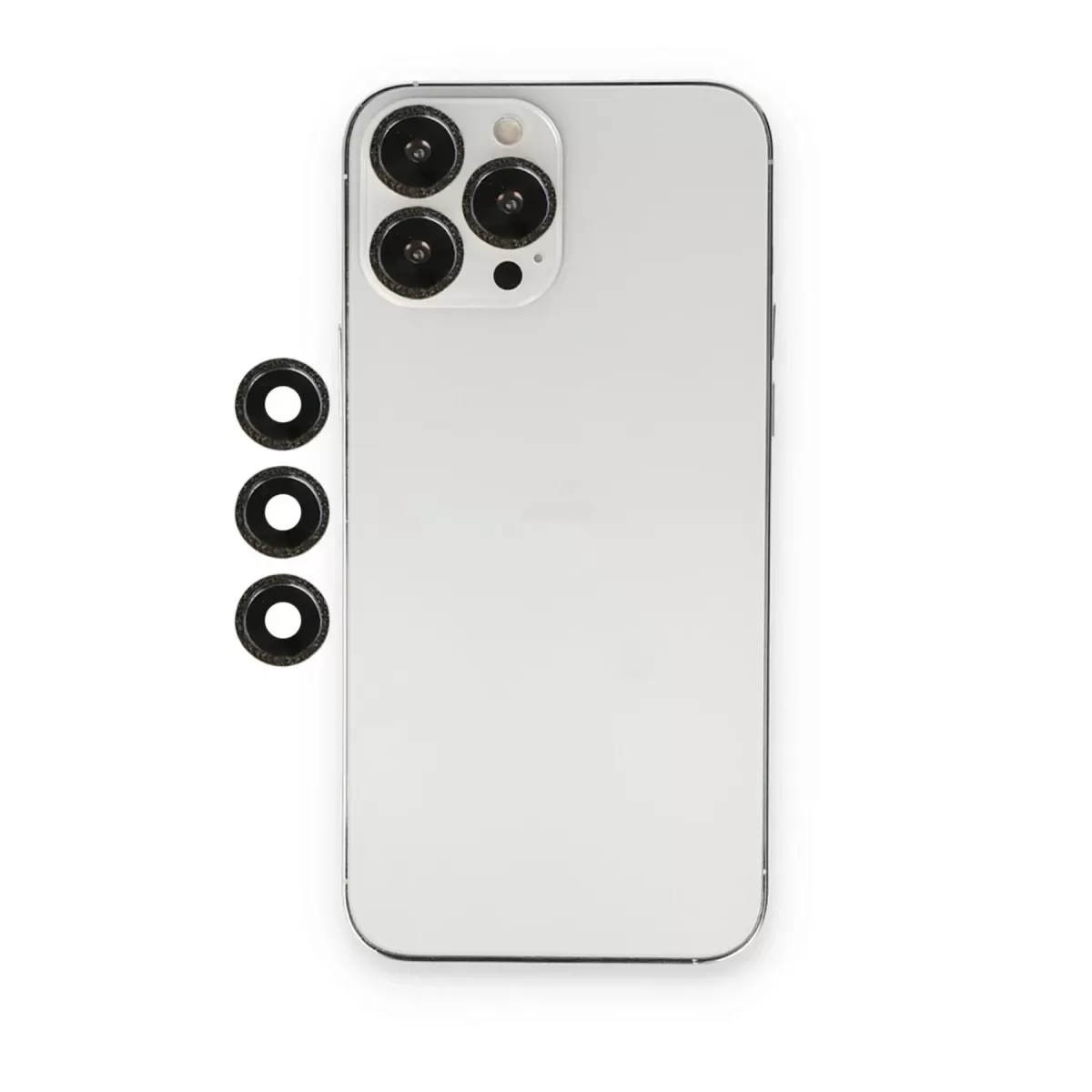 Newface Apple iPhone 12 Pro Shine Kamera Lens - Siyah