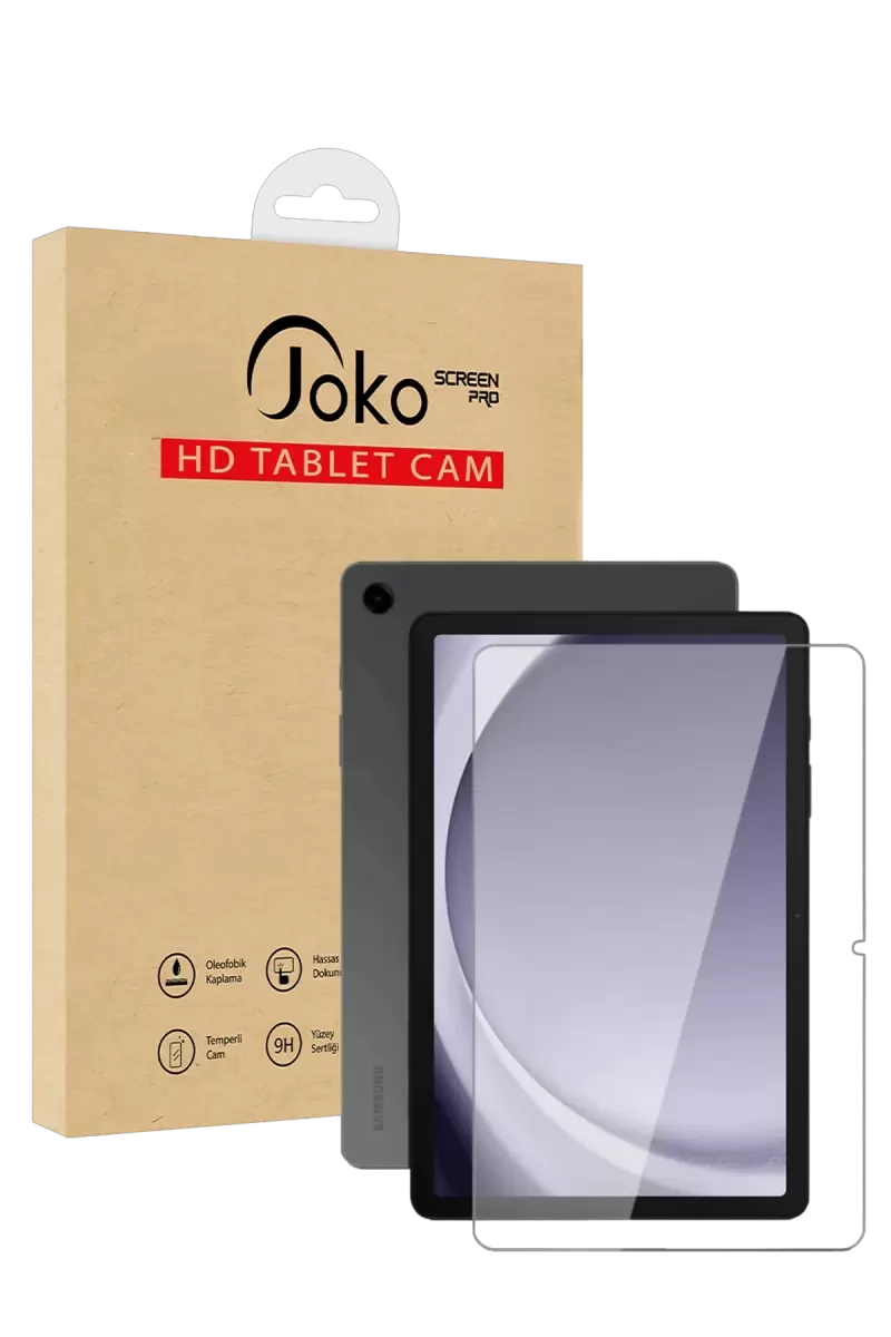 Joko Samsung Galaxy Tab A9 HD Tablet Cam Ekran Koruyucu - Şeffaf
