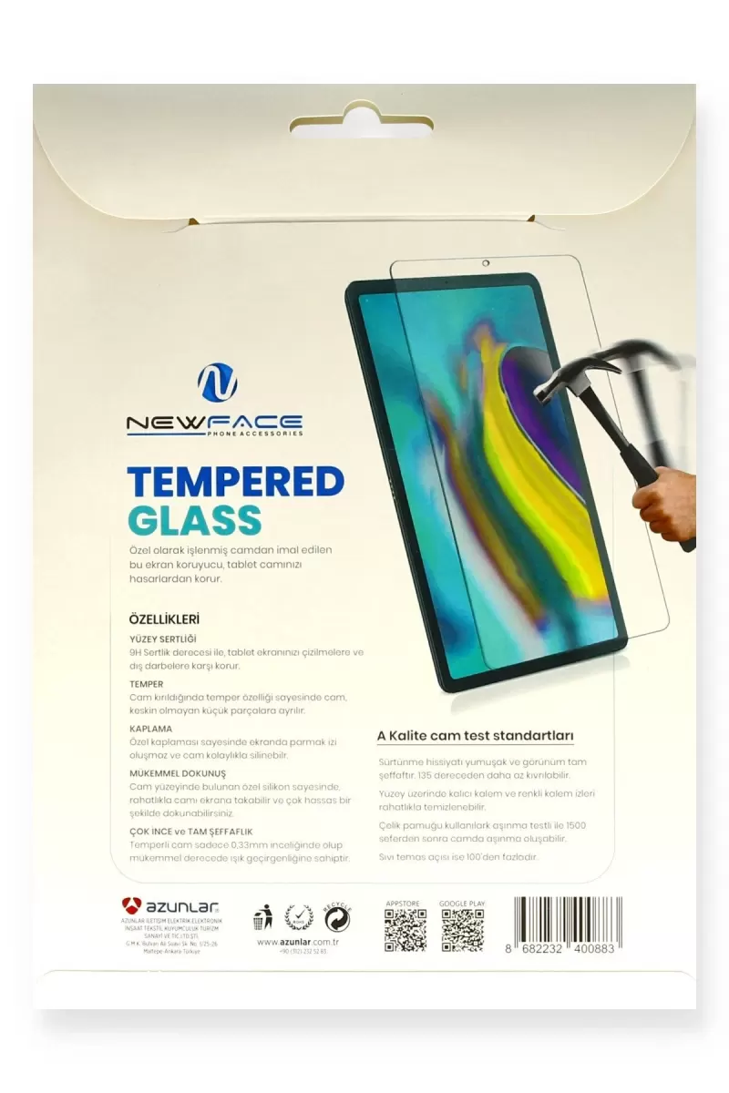 Newface Apple iPad Pro 12.9 (2016) Tablet Cam Ekran Koruyucu